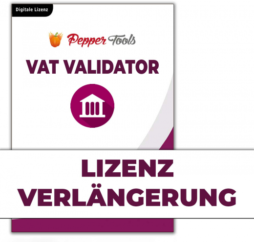 Lizenzverlängerung VAT Validator (USTID) Umsatzsteuernummern Prüfung