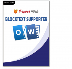MsOffice Blocktext Supporter pour Microsoft Word et Outlook